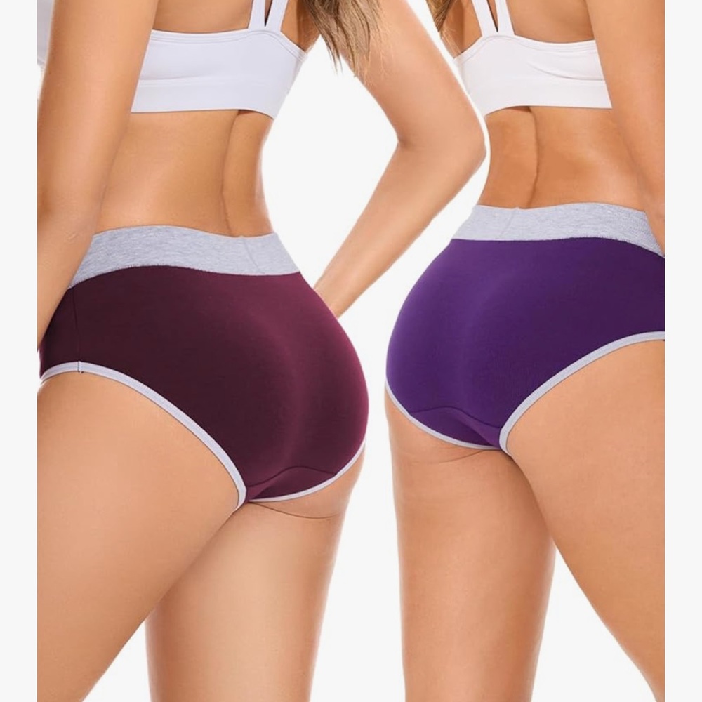 Women's Cotton Blend Hipster Briefs-Multicolor (5-Pack) - Picture 2 of 5